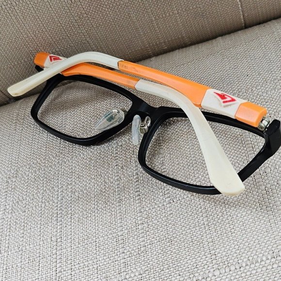 Men Eyeglasses Multi Color Frame Black/Orange Tone Glasses 52[]16 140 - Picture 6 of 9